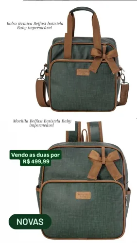 Bolsa e mochila maternidade batistela Baby 