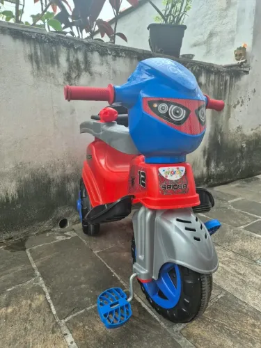 Triciclo Motoca Maral Baby City Spider com Todos os Acessórios Originais Infantil