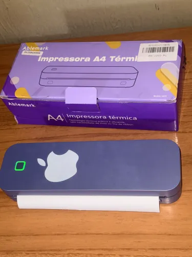 Impressora Térmica Etiquetas 8in, Ablemark, Bateria 2600mAh