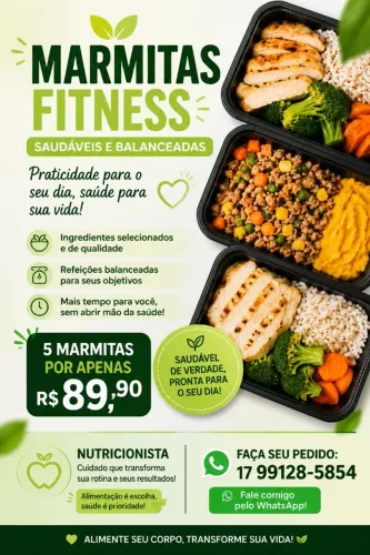 Marmitas fitness saudáveis 