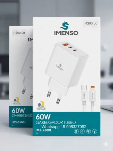 Carregador Imenso 69w iPhone