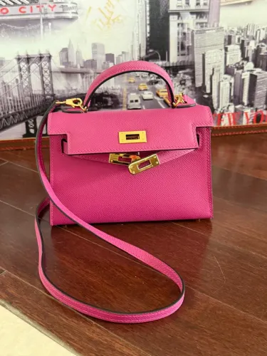 Bolsa Hermes Rosa