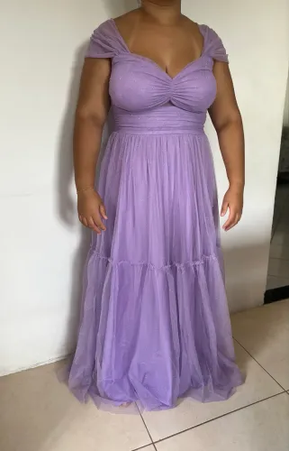 Vestido de festa lavanda/lilas
