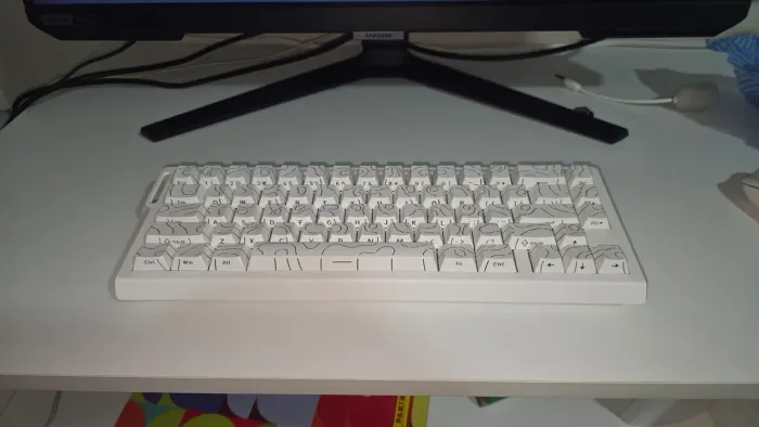 Teclado Gamer Attack Shark X68 HE Branco - Magnético