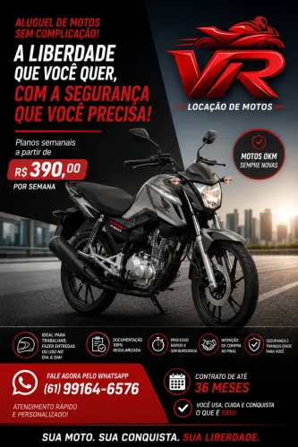 ALGUEL MOTO 0km COM INTENÇÃO DE COMPRA - HONDA FAN160