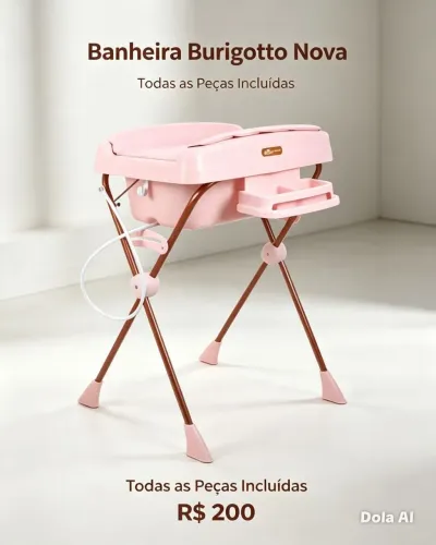Banheira com suporte Burigotto