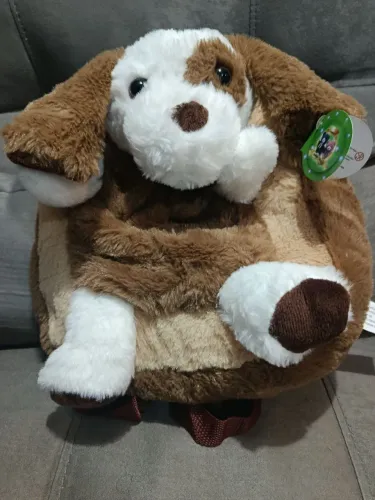 Mochila de Pelúcia Cachorro 