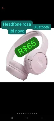 Headfone  novo.  Jbl 