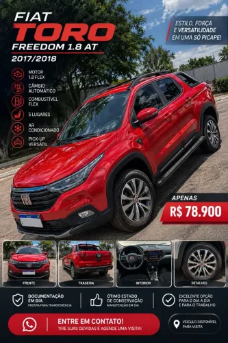 Fiat Toro Freedom 1.8 16V Flex Aut. 2021
