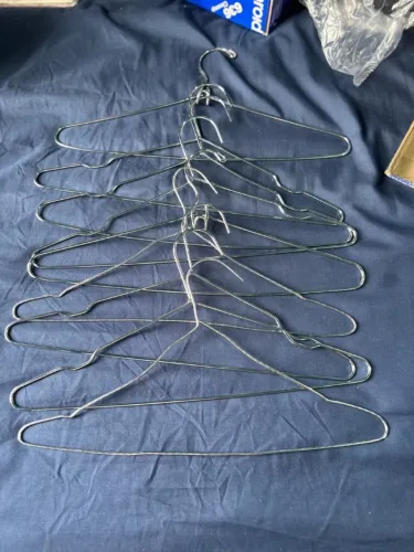 Kit Com 9 Cabides De Ferro