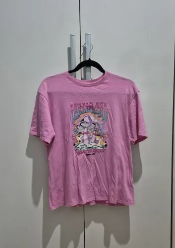 Camiseta rosa Código Girls tamanho P