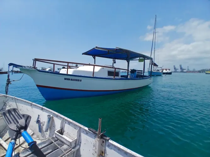 Barco cabinado fibra 100%