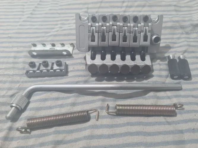 Kit Upgrade Guitarra Strato e superstrato(Ponte + Captadores + Elétrica Premium)