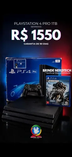 PS4 PRO ORIGINAL COM GARANTIA