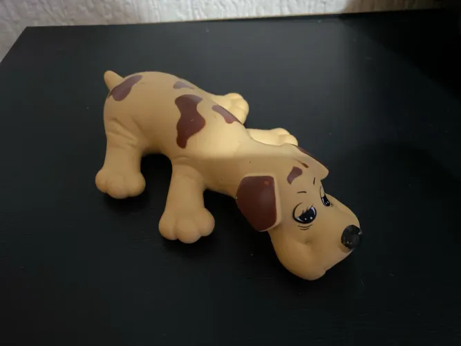 Brinquedo estrela cachorro Snif Snif anos 80 raridade