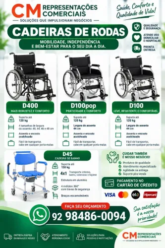 Cadeira de Rodas Disponíveis