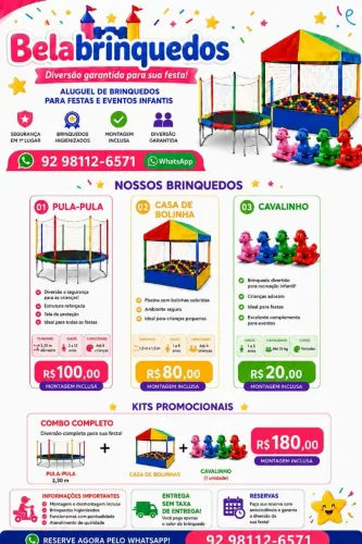Aluguel de Brinquedos