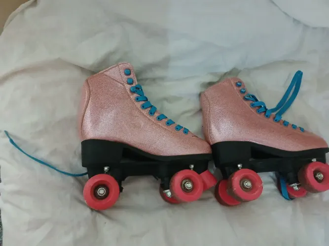 Patins rosa porpurina número 37