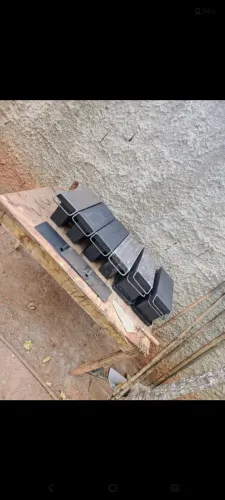 Forma de bloco canaleta e meio bloco