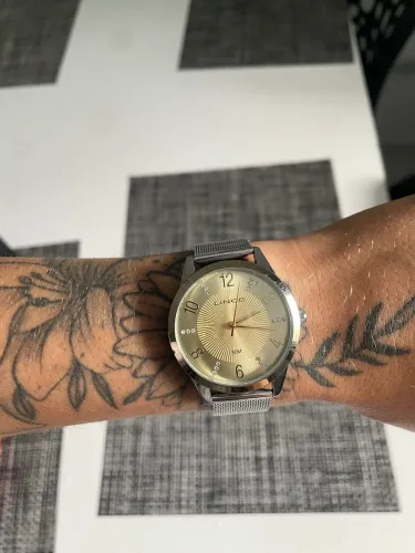 Relógio feminino prata