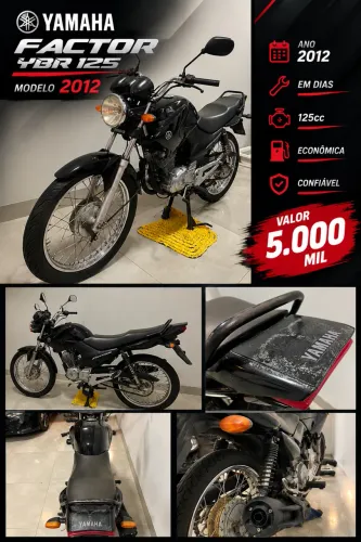 Ybr 125 modelo 2012