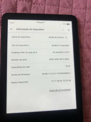 Kindle 11ª geração 