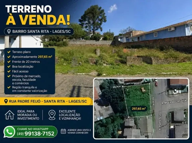 TERRENO | BAIRRO: SANTA RITA | LAGES (SC)