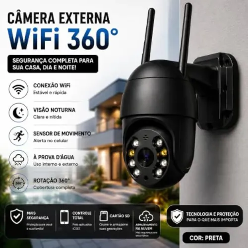 Fazemos instalações e manutenções de câmeras de segurança