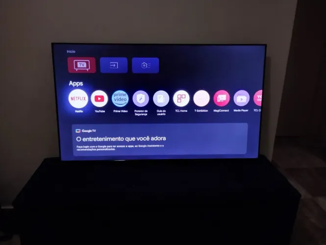 SMART TV TCL 50" - 4k - Borda Infinita