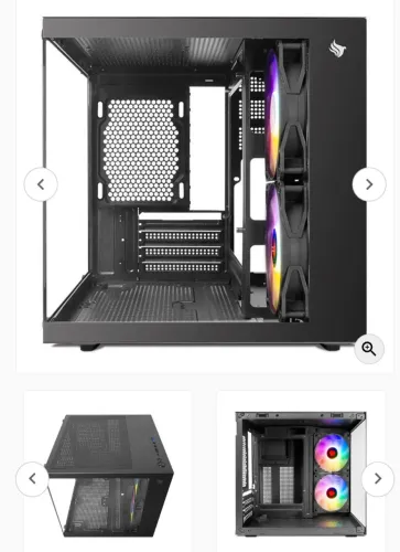 Gabinete Gamer Mini- Tower com 2 Fans