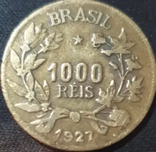 Moedas antigas Brasil em perfeito estado 