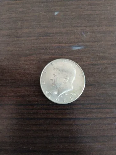 Moeda Americana de 50 centavos - 1968