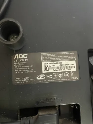 Aoc tv LCD 32? Polegadas (PERFEITO ESTADO)