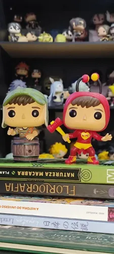 Funko Pop Chaves e Chapolin + BRINDE (2 PROTETORES ACRILICOS) - ORIGINAIS 