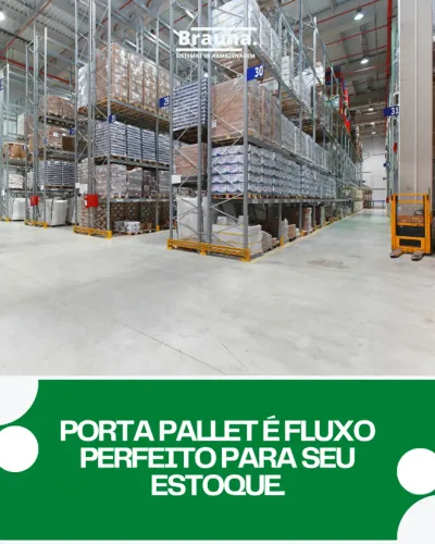 Porta-paletes com Mais Controle Logístico