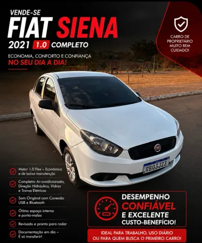 Fiat Grand Siena Attractive 1.0 Flex 8V 4P 2021