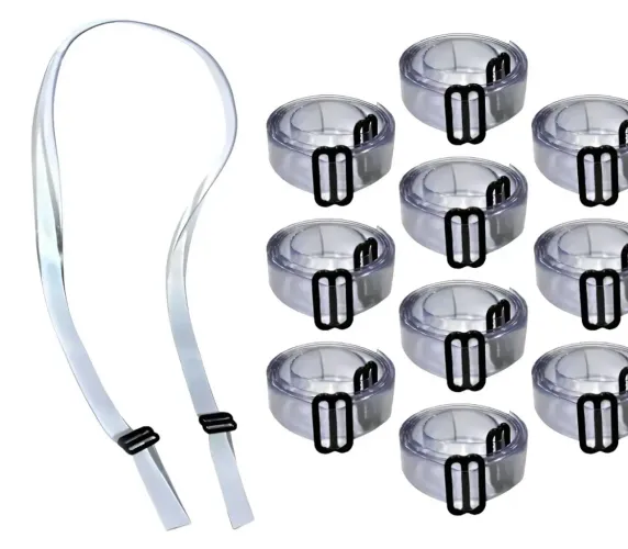 Kit 20 Jugular De Silicone Para Capacete De Segurança Epi