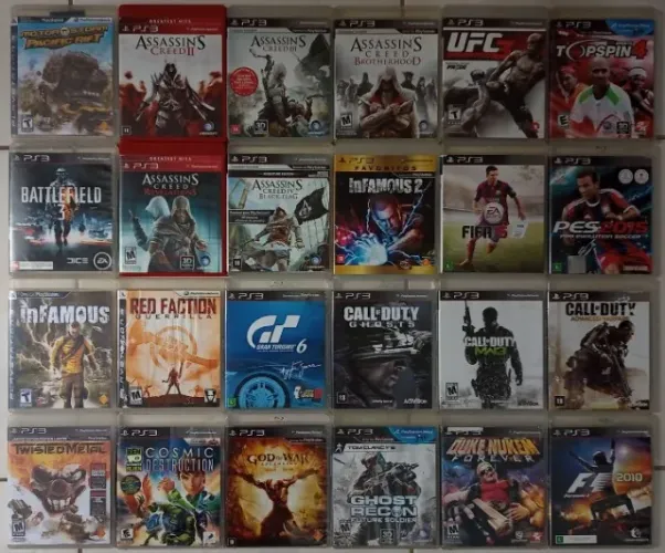 Jogos de ps3 por 40,00 cada ou 3 por 100,00