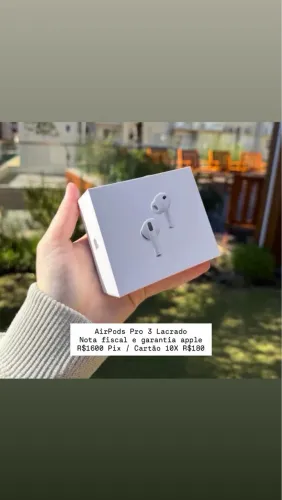 AirPods Pro 3 Lacrado - Nota fiscal