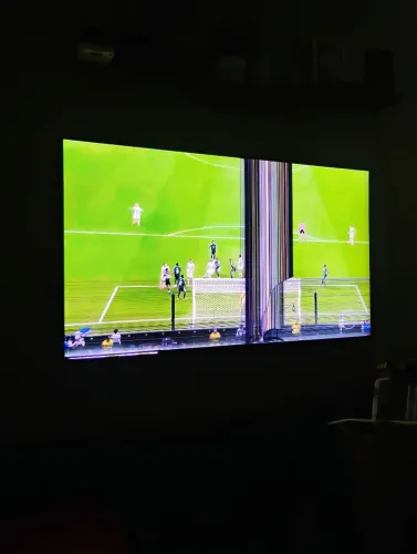 Smart tv 55 Samsung OLED Xbox + Alexa (tela quebrada)