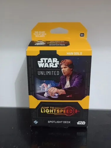 Star Wars Unlimited Han Solo Jump to Lightspeed TCG Cartas Colecionáveis Spotlight Deck