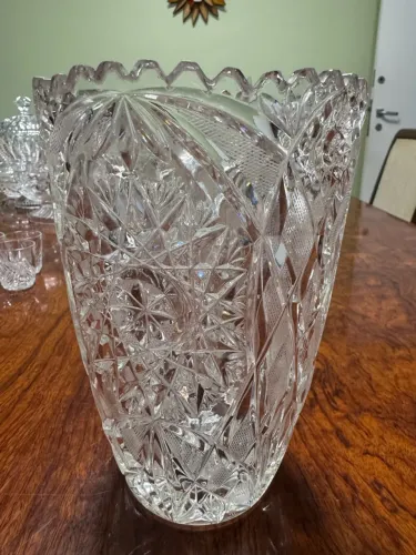 Vaso de cristal Bohemia