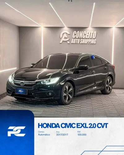 Honda Civic Sedan EXL 2.0 Flex 16V Aut.4p 2017