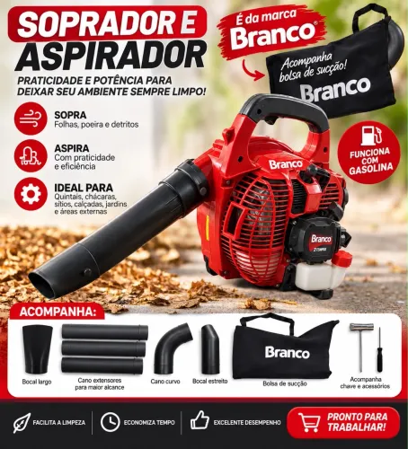 Soprador e aspirador Novo