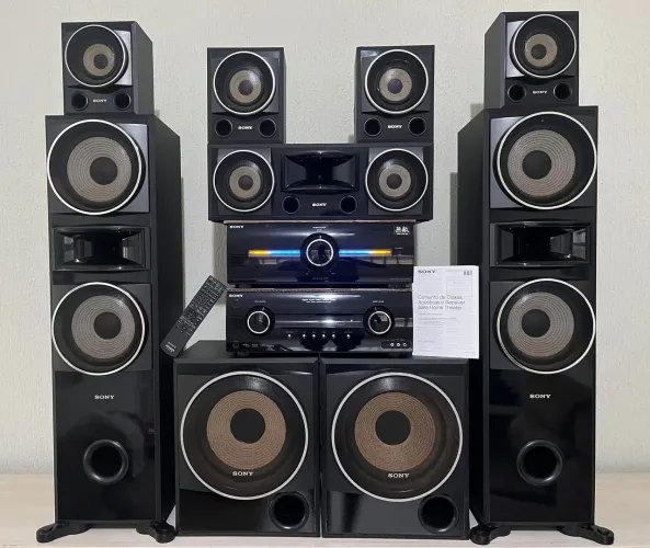 Home Theater Sony Muteki Ht-ddw7500 7.2 185 RMS Channel HDMI Leia Descrição