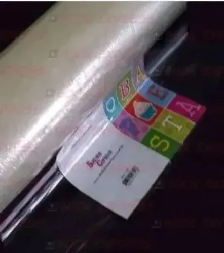 Bobina 100m BOPP brilho fosco holográfico caquinhos laminação embalagem decoração