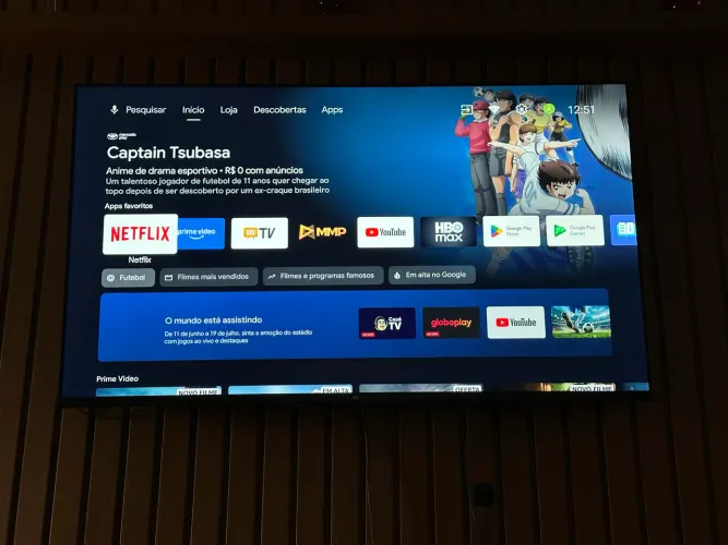 Televisão 55, multi nova, comprada e ligadas poucas vezes 