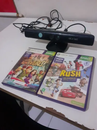 Kinect Xbox 360 + 2 jogos