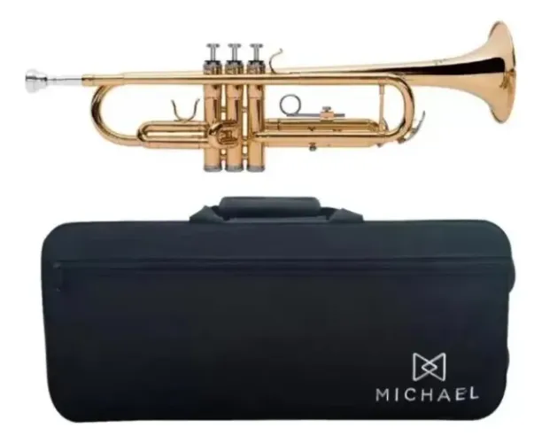 Trompete Michael WTRM30 Sib - Novo, na Caixa + Estojo e Acessórios