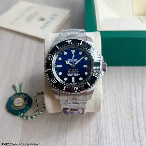 Relógio rolex Deepsea azul 44 mm
